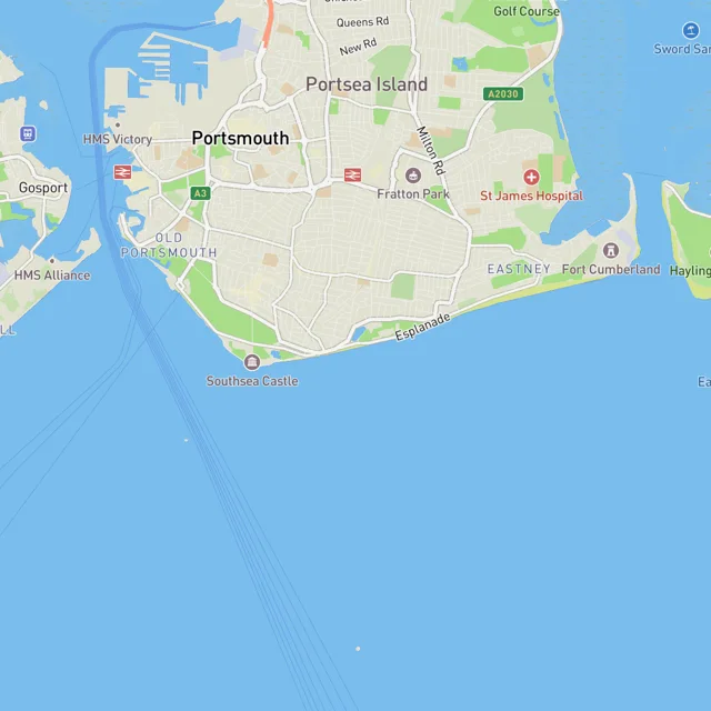 Map of the surf spots on this page