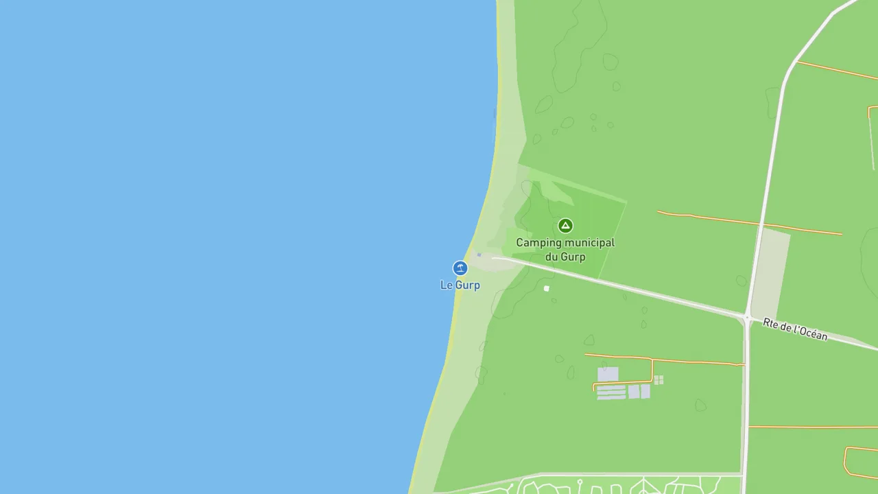 Map showing Le Gurp