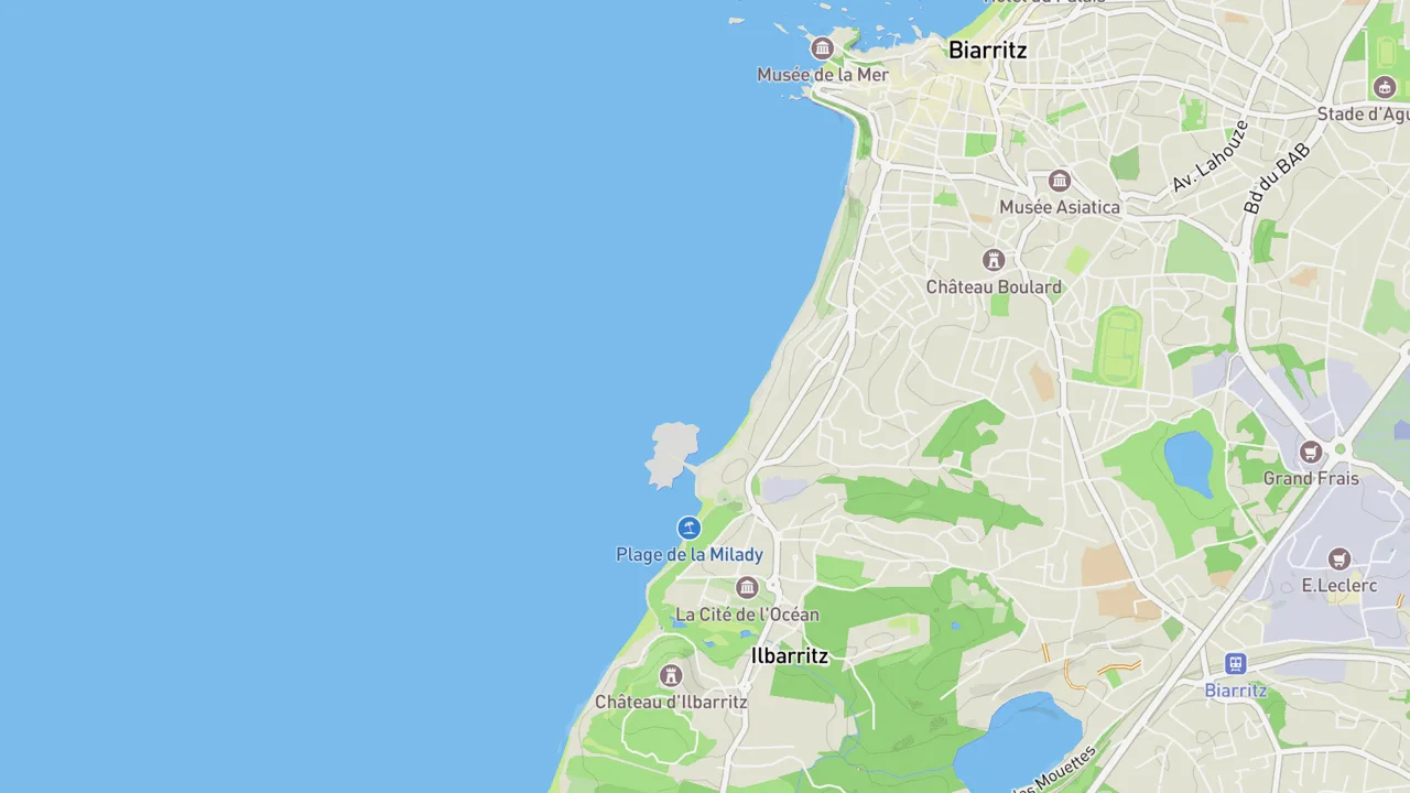 Map showing Marbella