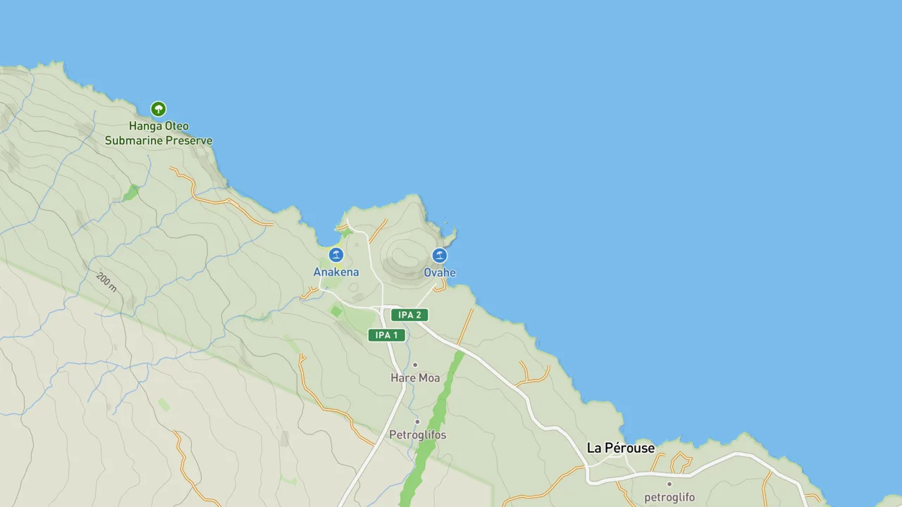 Map showing Ovahe