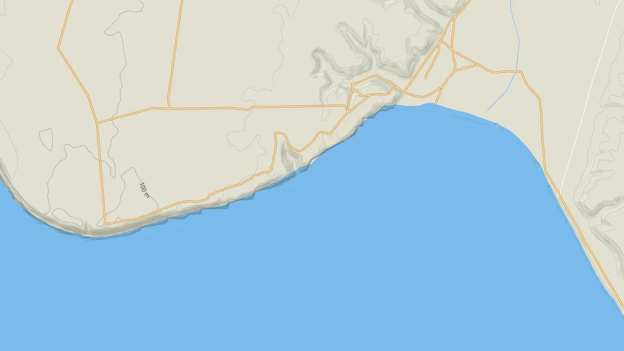 Map showing Cabo Colonet
