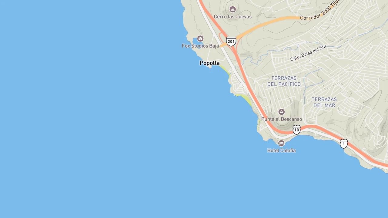 Map showing Alfonsos