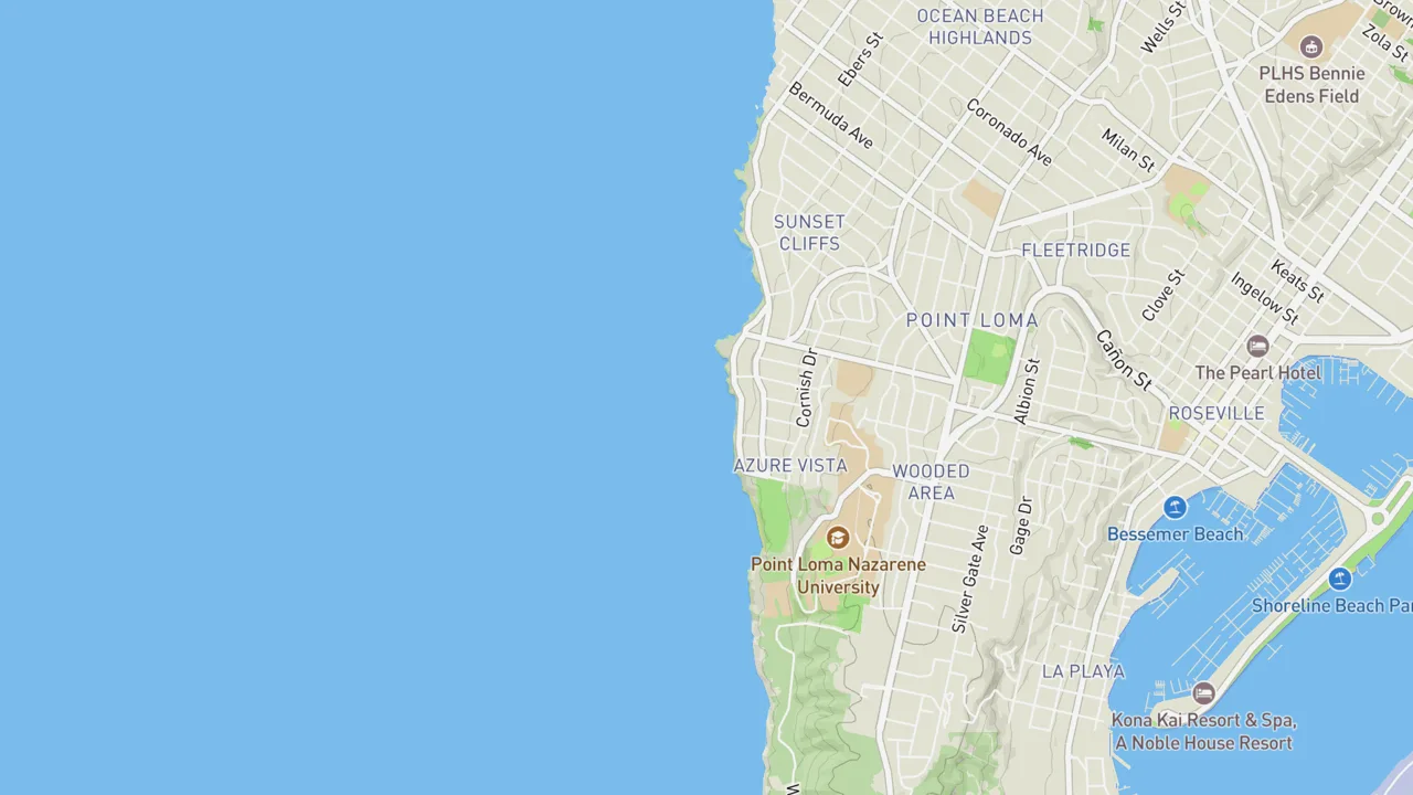 Map showing Rockslide