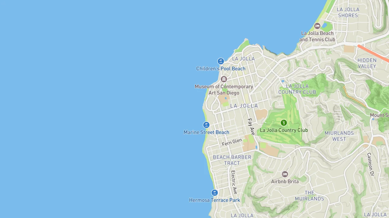 Map showing Horseshoe