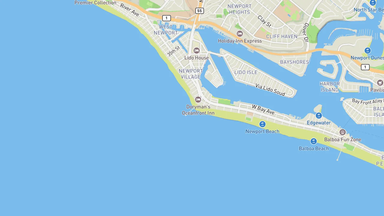 Map showing Blackies