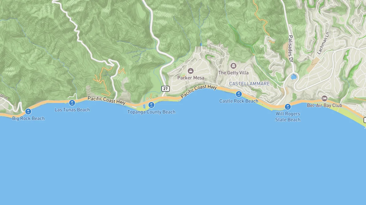Map showing Chart House Rights