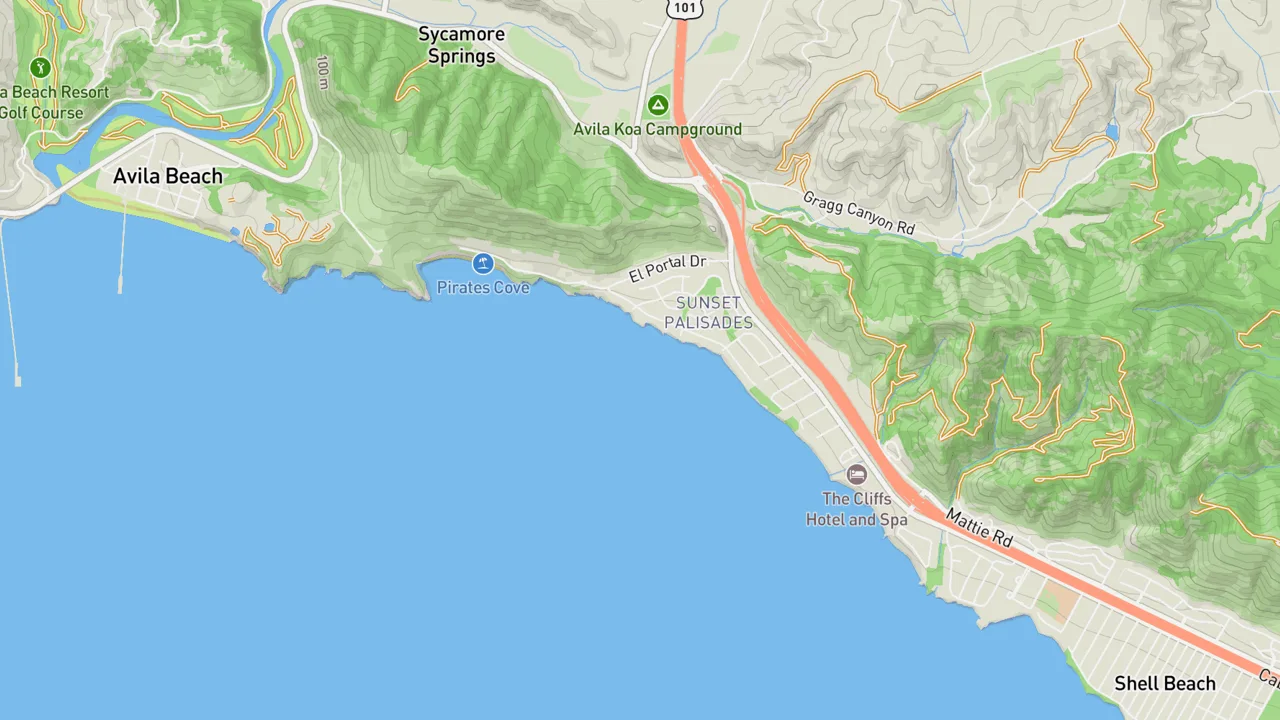 Map showing Saint Anne's
