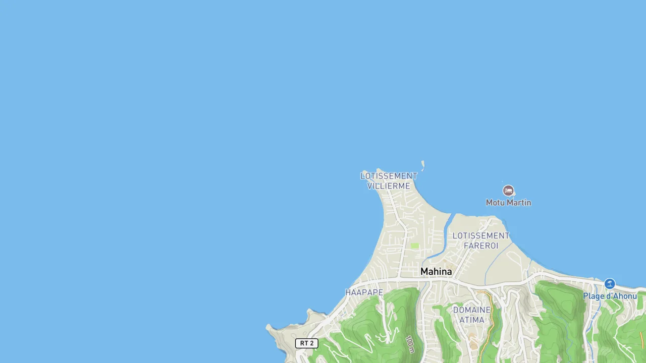Map showing Pointe Venus