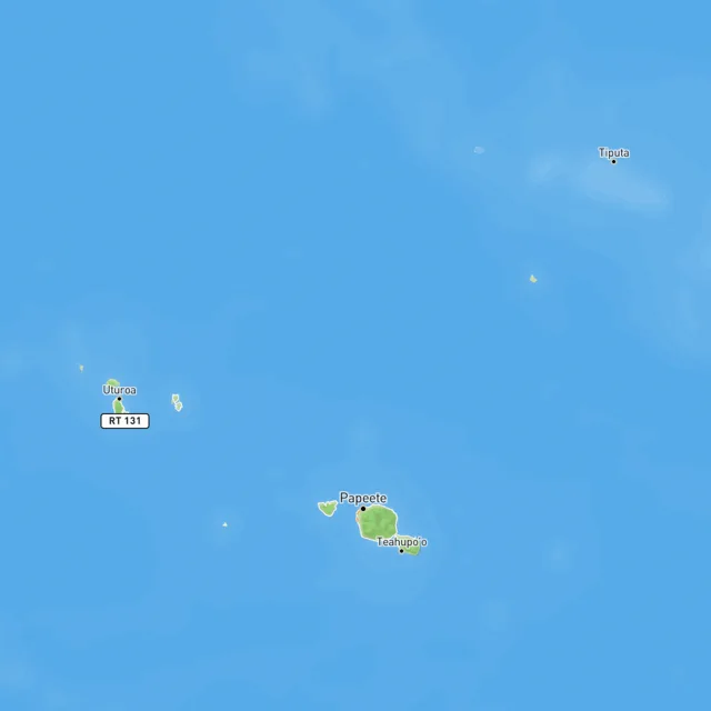 Map of the surf spots on this page