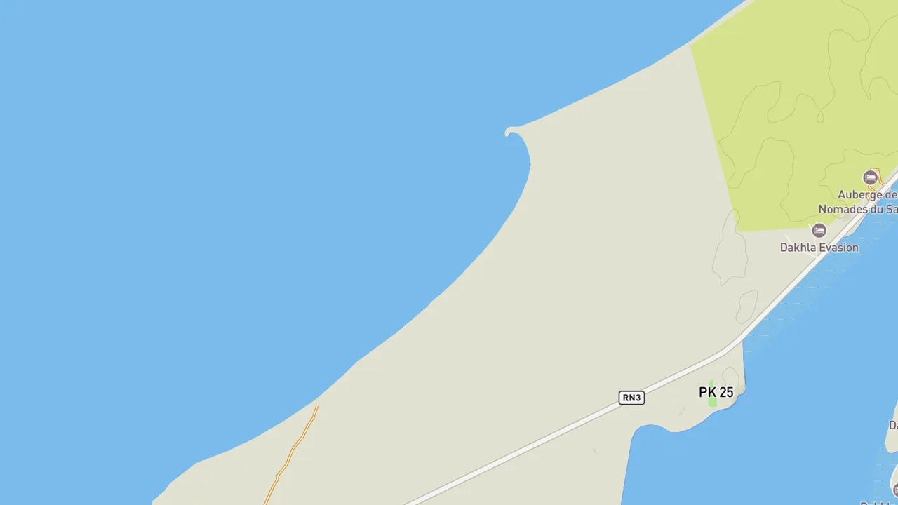 Kaart met Pointe de l'Or