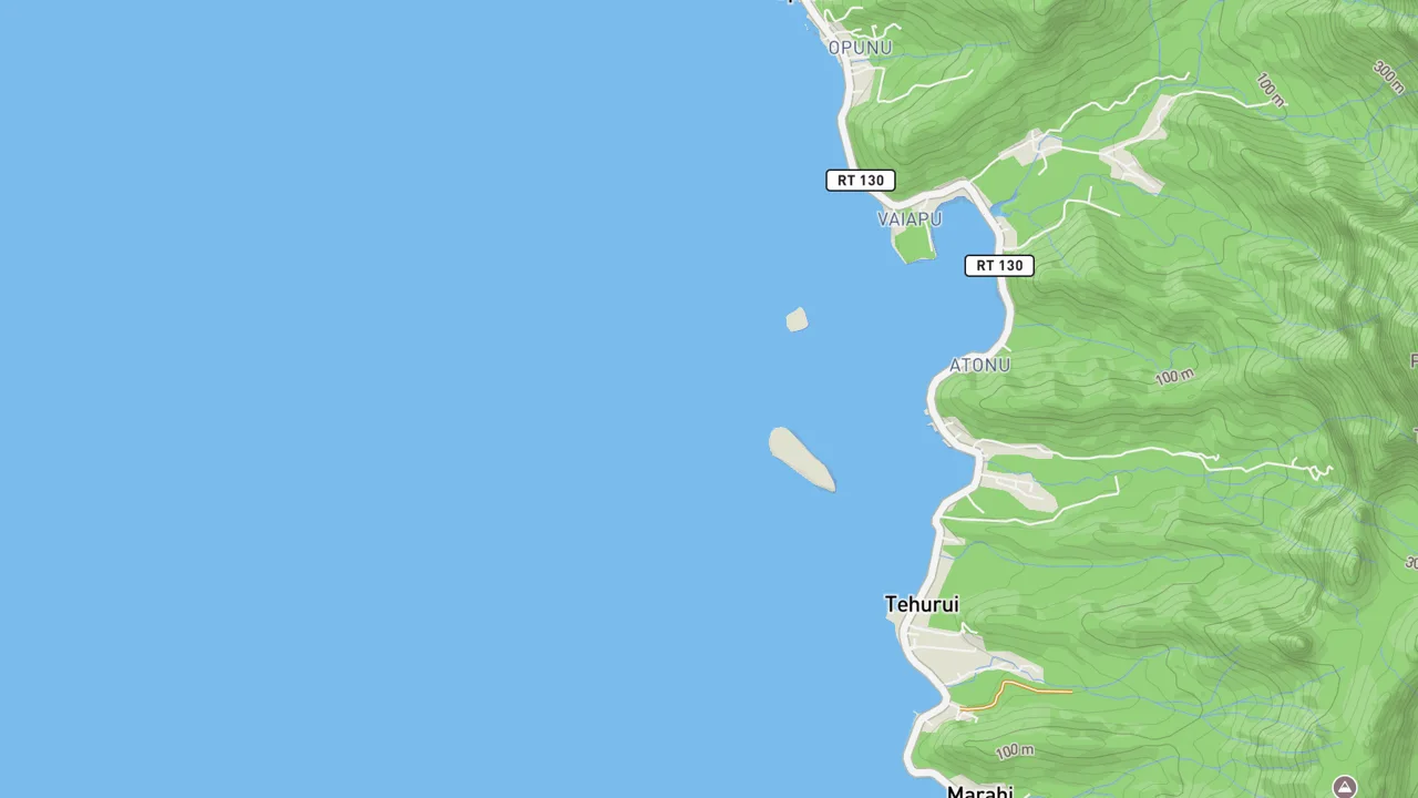 Map showing Toauri