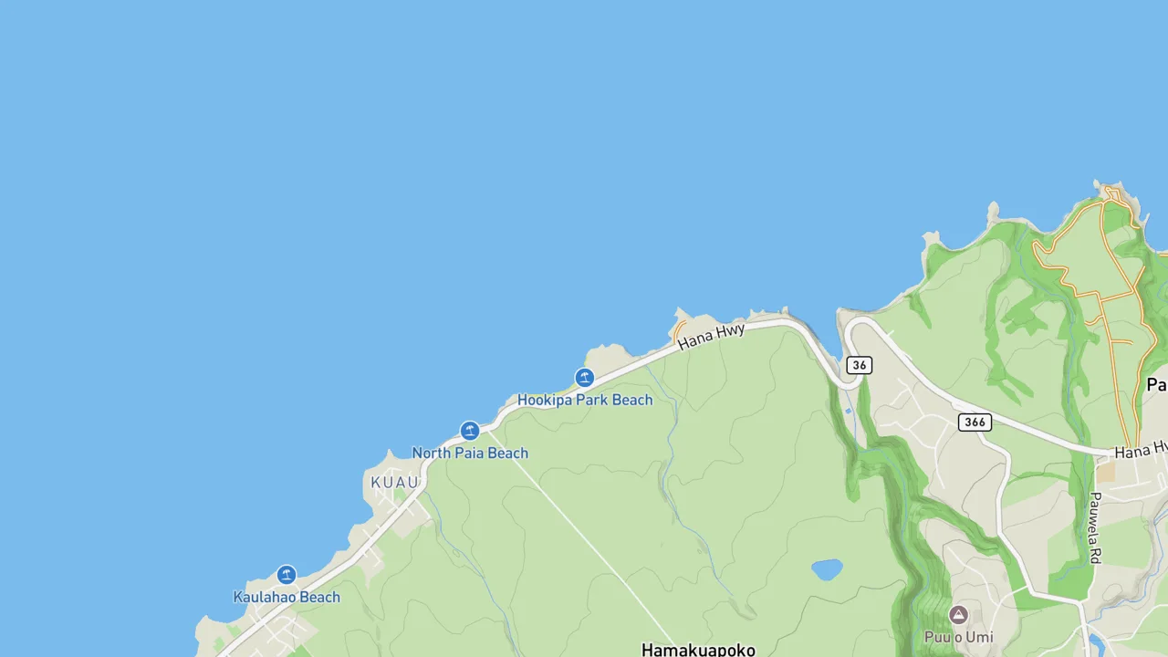 Map showing Pavilions