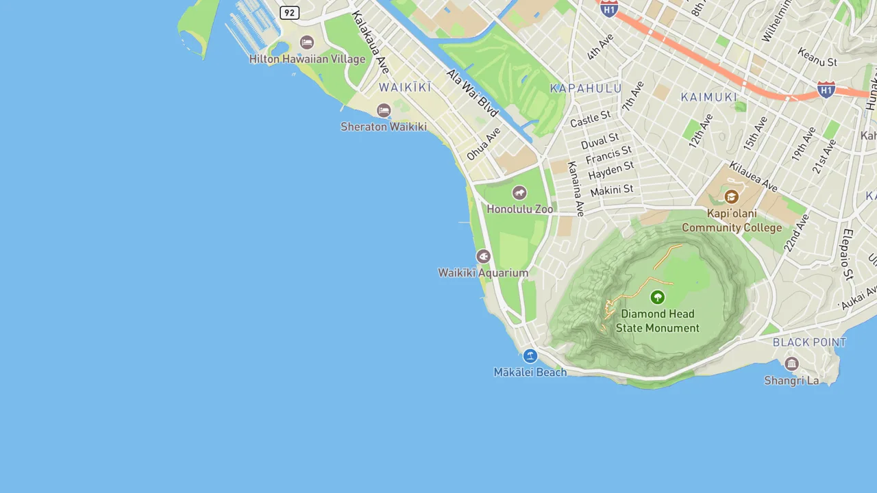 Map showing Publics