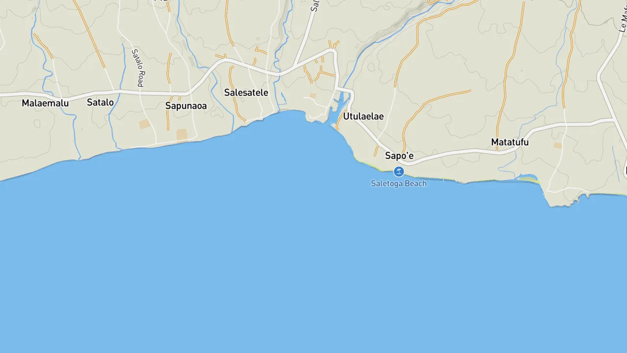 Map showing Salani Left