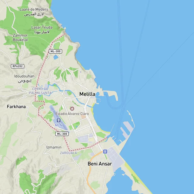 Map of the surf spots on this page