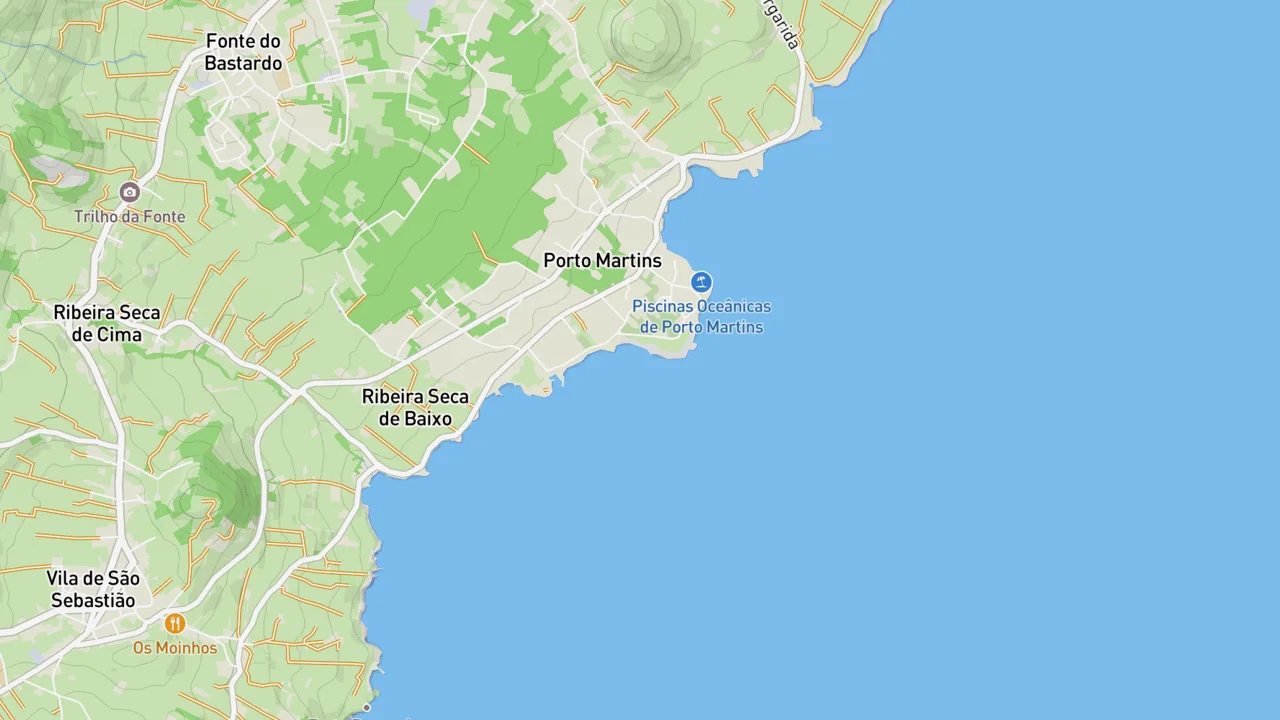 Map showing Pescadore