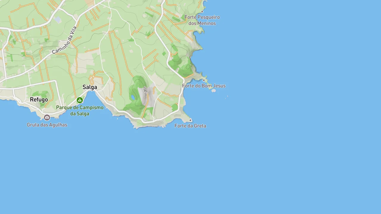 Map showing Contendas