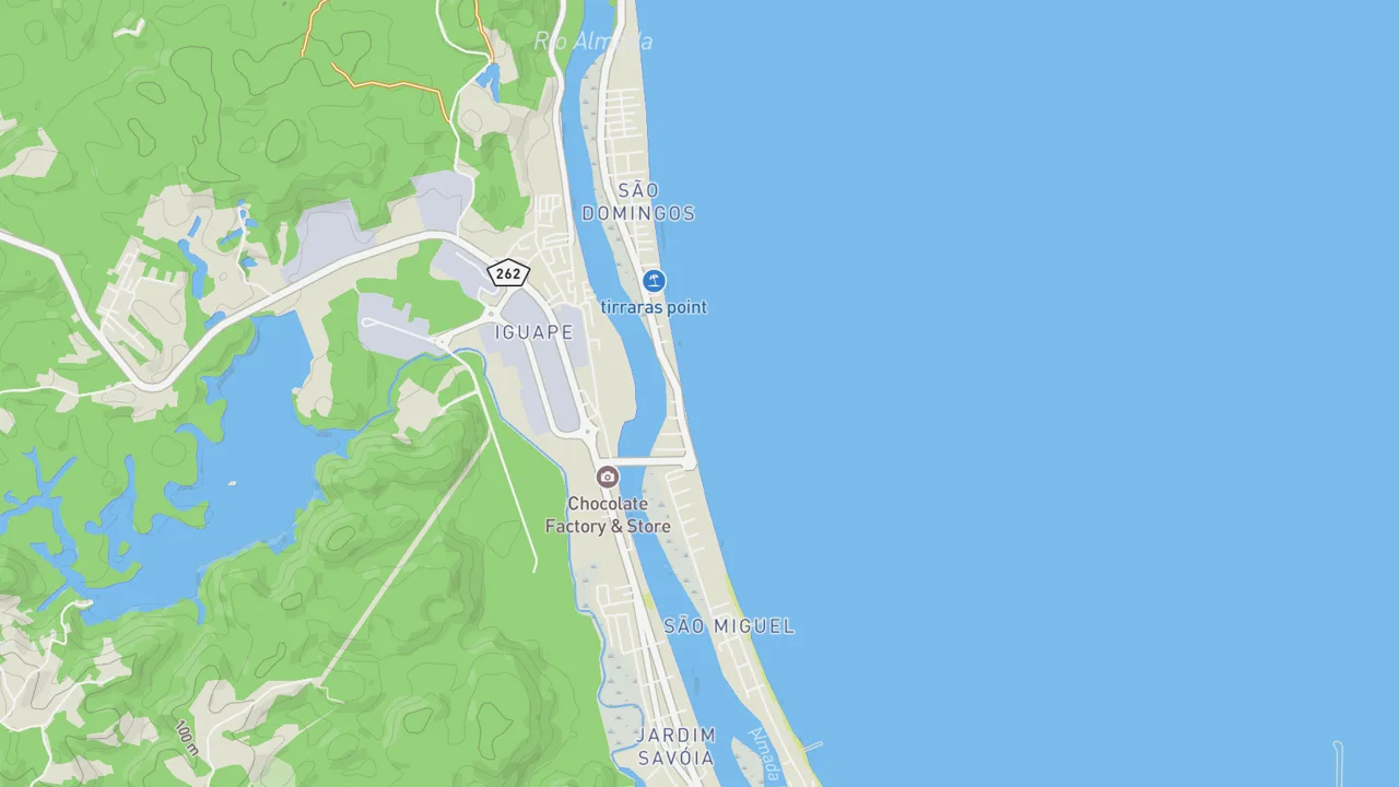 Map showing Norte