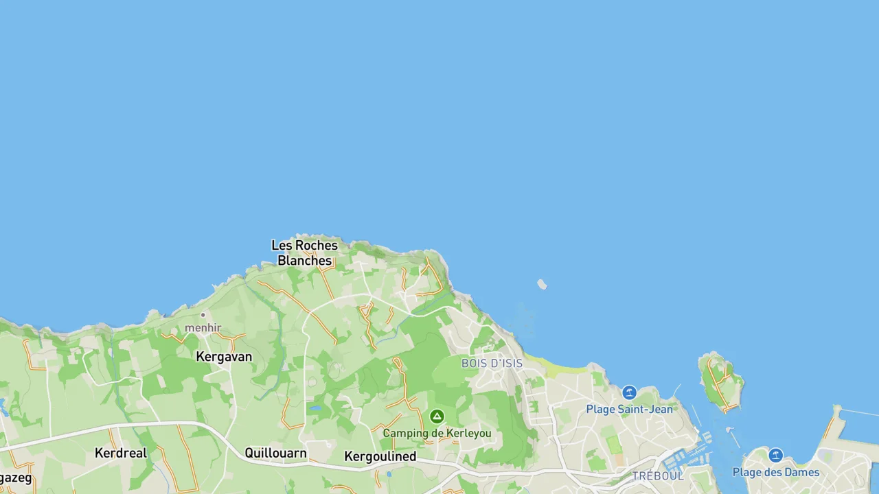 Map showing Pointe Leydé