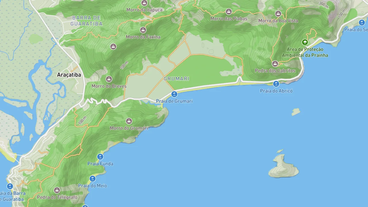 Map showing Grumari