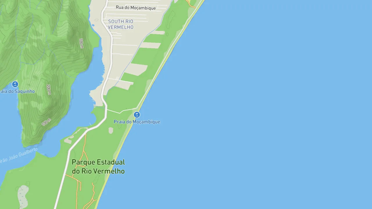 Map showing Moçambique