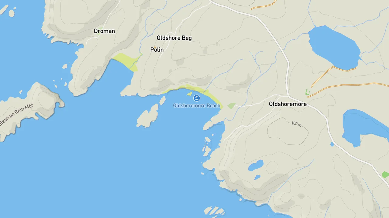 Kaart met Oldshoremore
