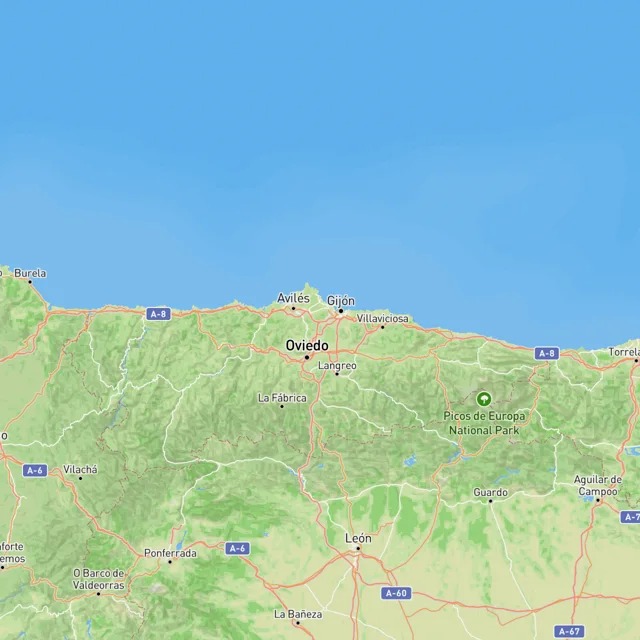 Map of the surf spots on this page