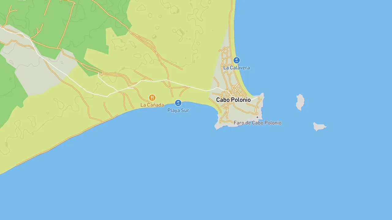 Map showing Bajos Del Polonio