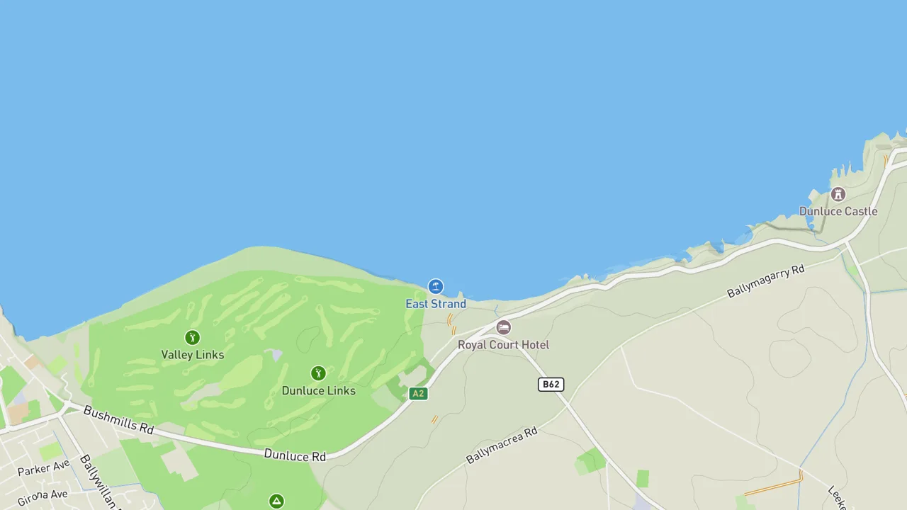 Map showing White Rocks