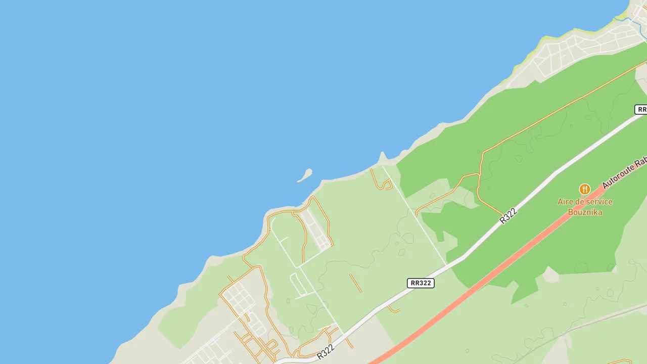 Map showing Eden Island