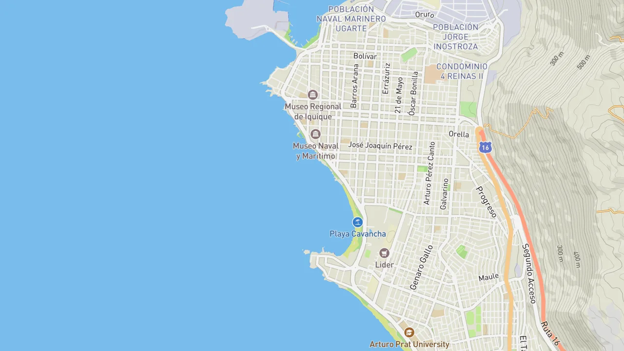 Map showing Colegio