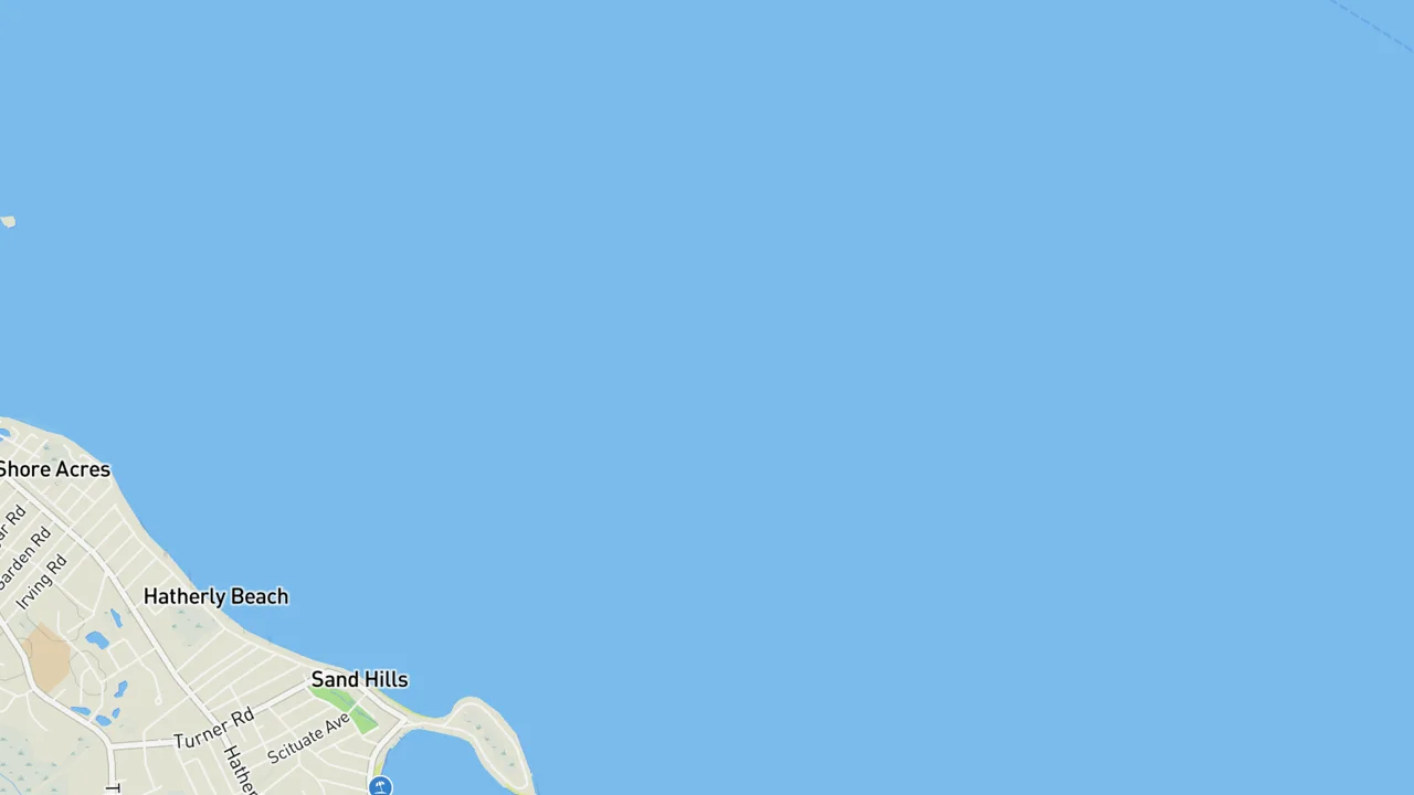 Map showing Egypt Beach