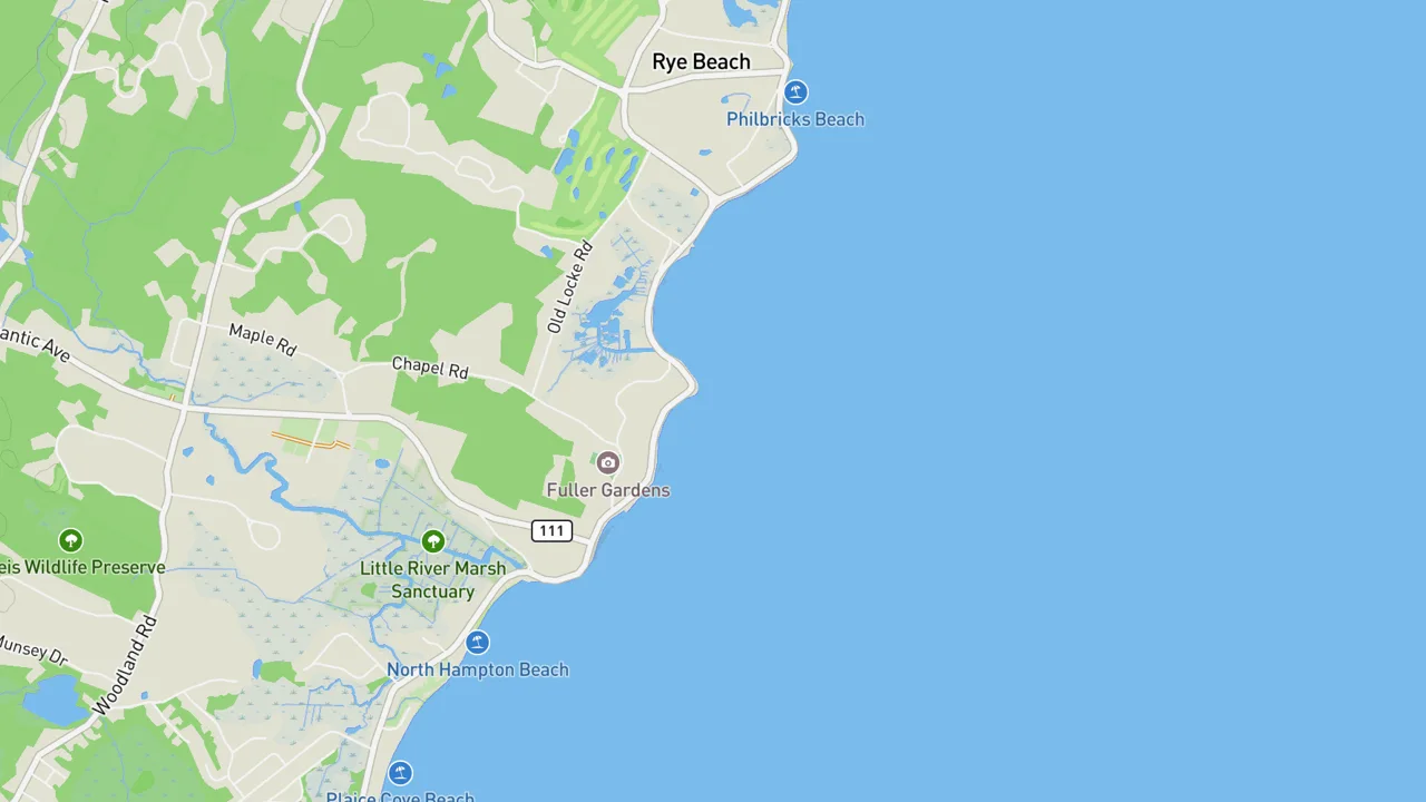 Map showing Fox Hill