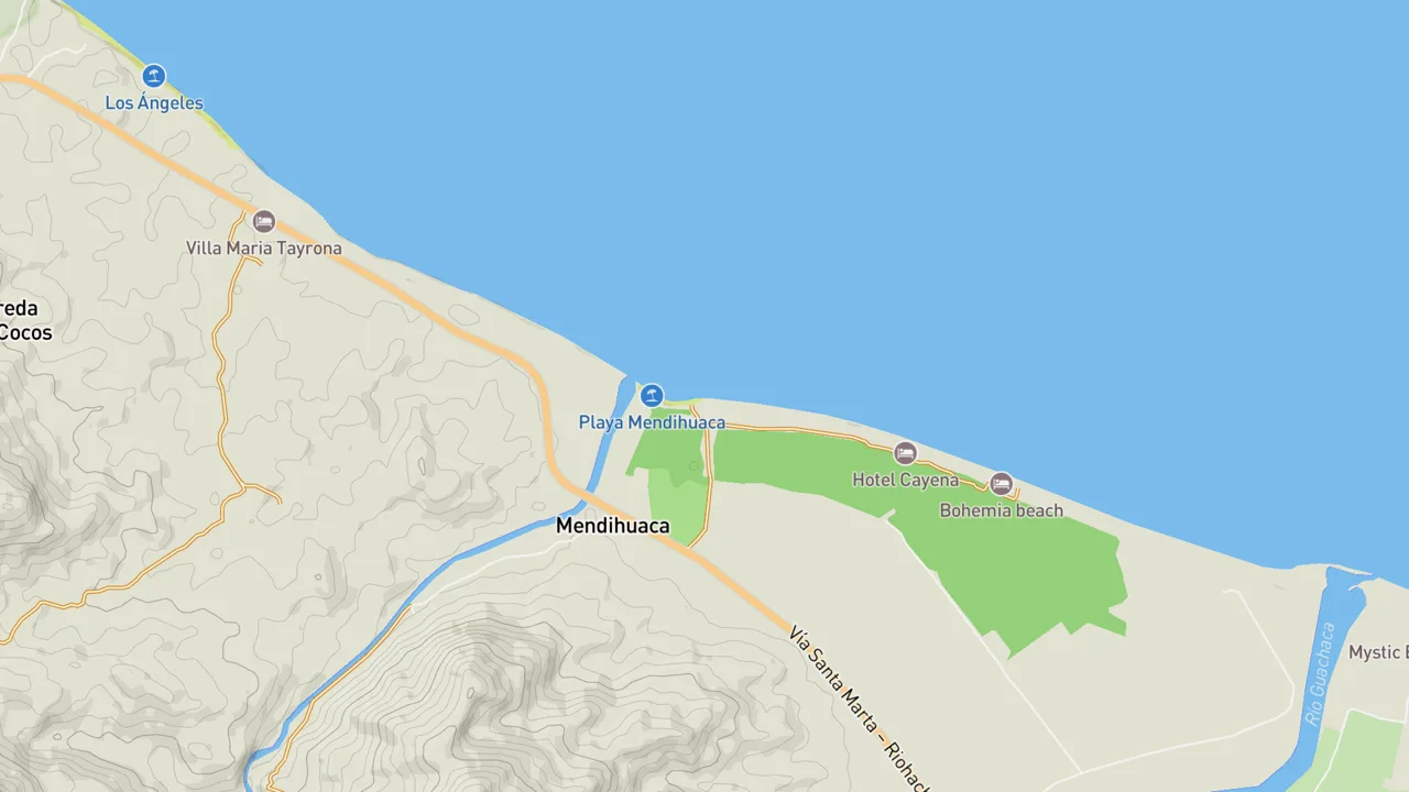 Map showing Casa Grande