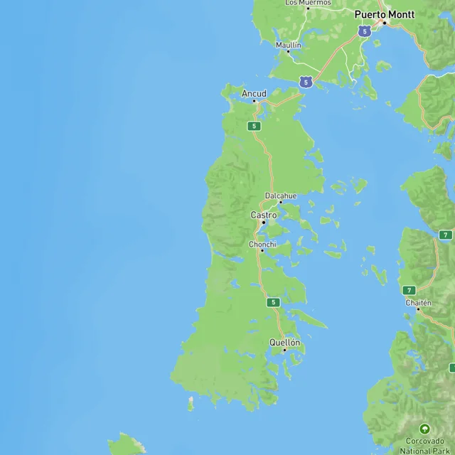 Map of the surf spots on this page