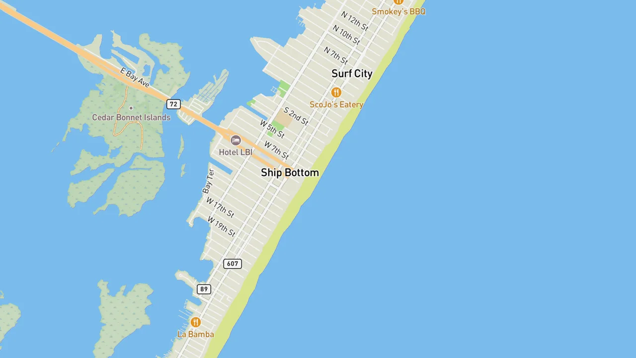 Map showing 711