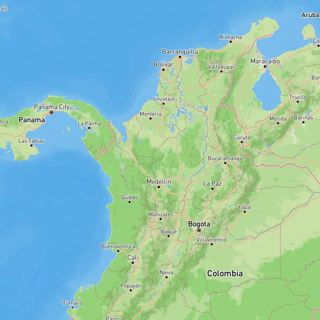 Map of the surf spots on this page