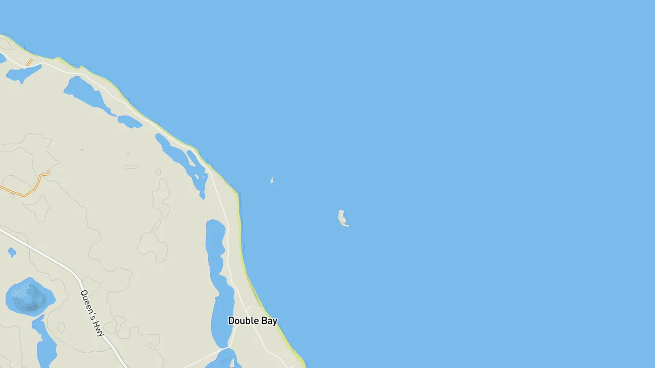 Map showing North Palmetto Point