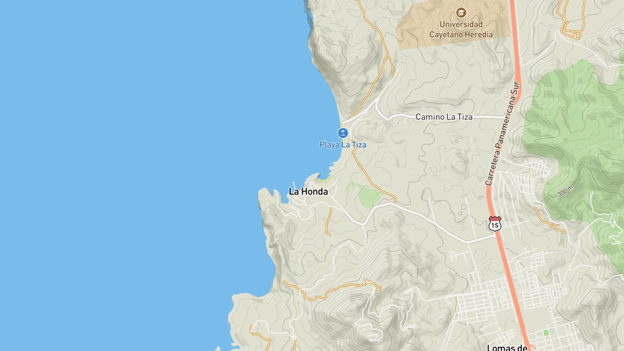Map showing Penascal