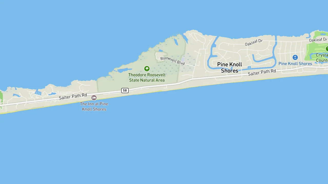 Map showing Iron Steamer