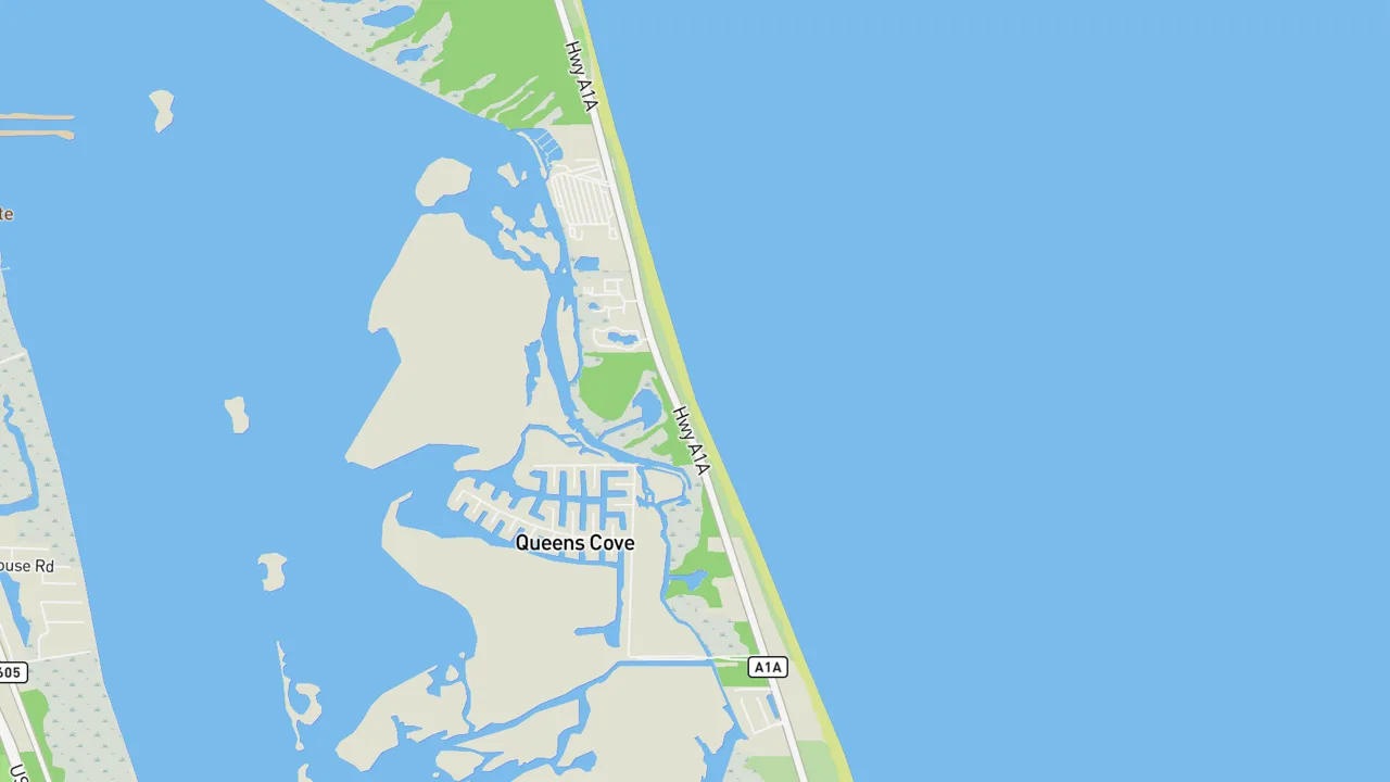 Map showing P.V. Martin's