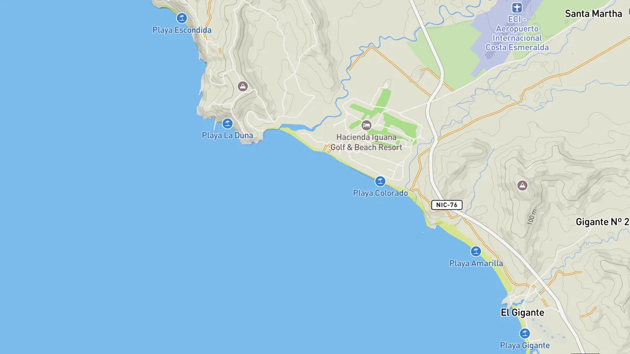 Map showing Panga Drop