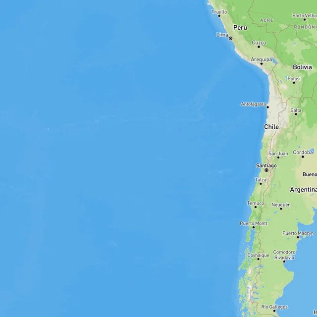 Map of the surf spots on this page