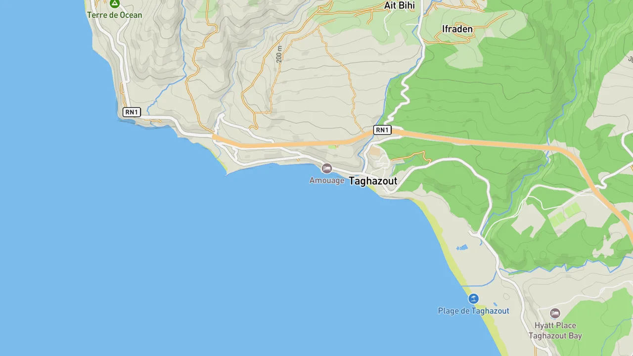 Map showing Mysteries