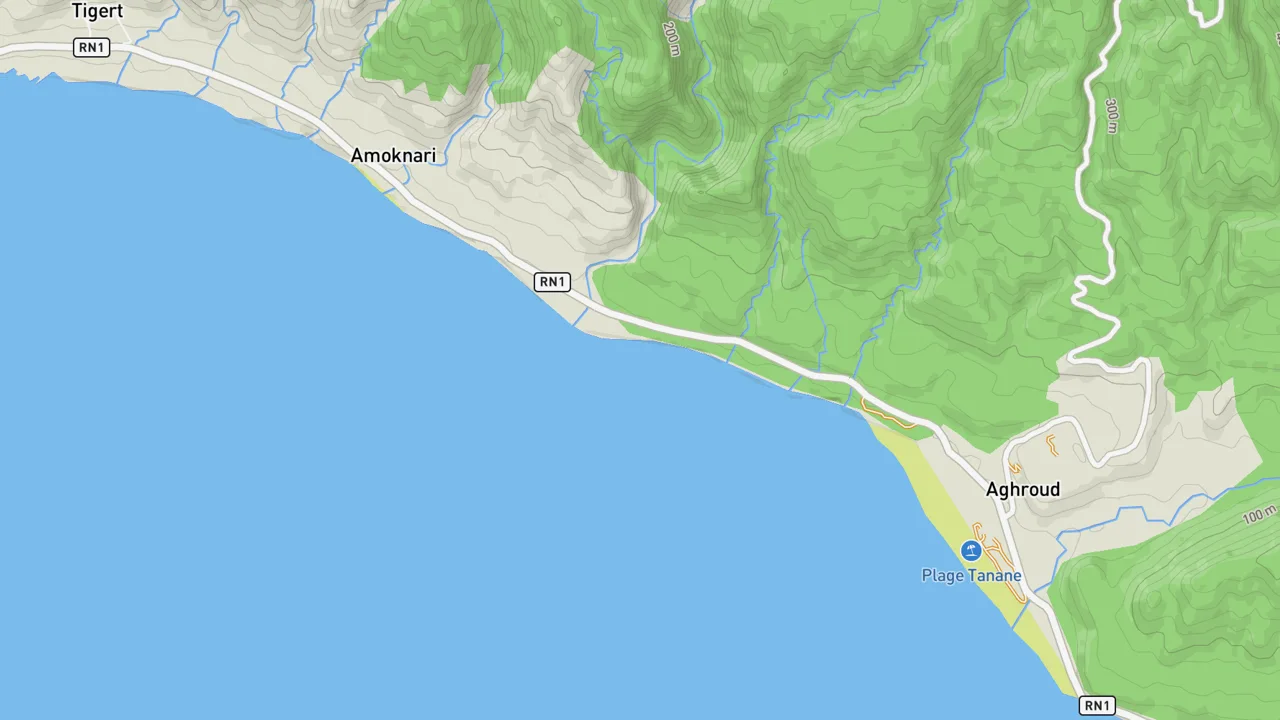 Map showing Desert Point
