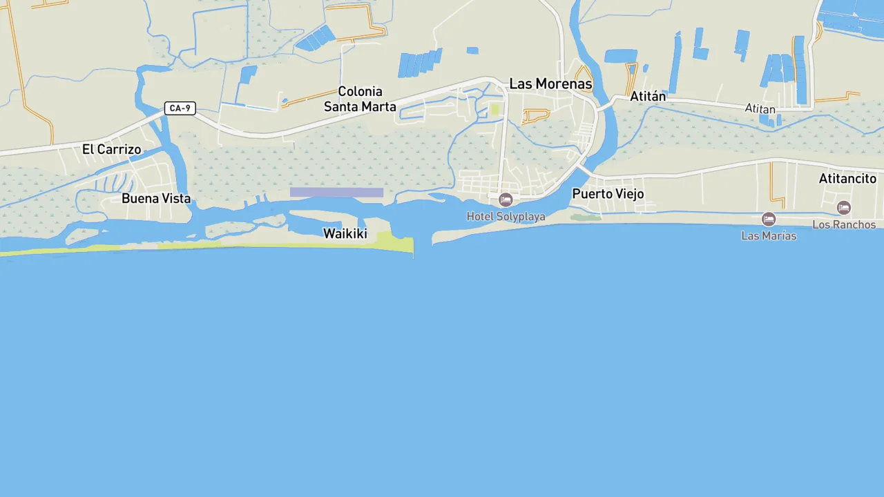 Map showing Iztapa