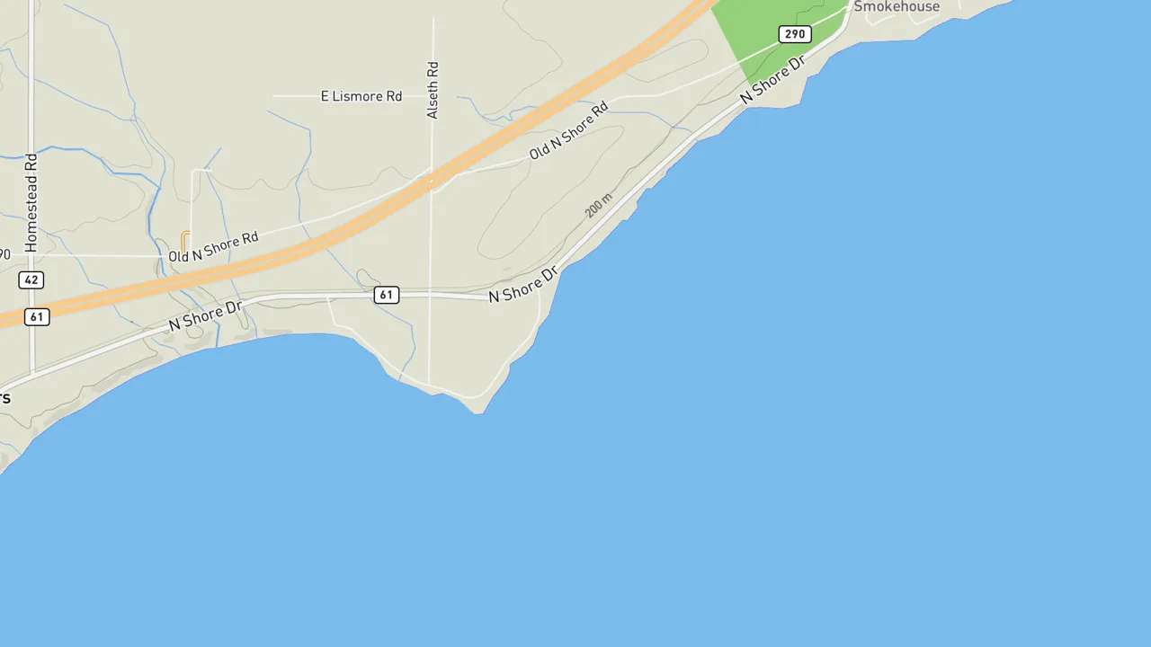 Map showing Stony Point