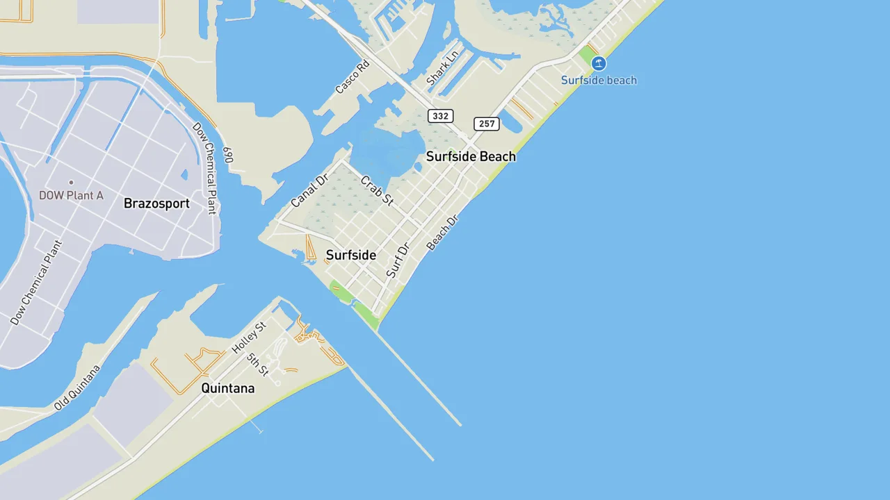 Map showing Octagon