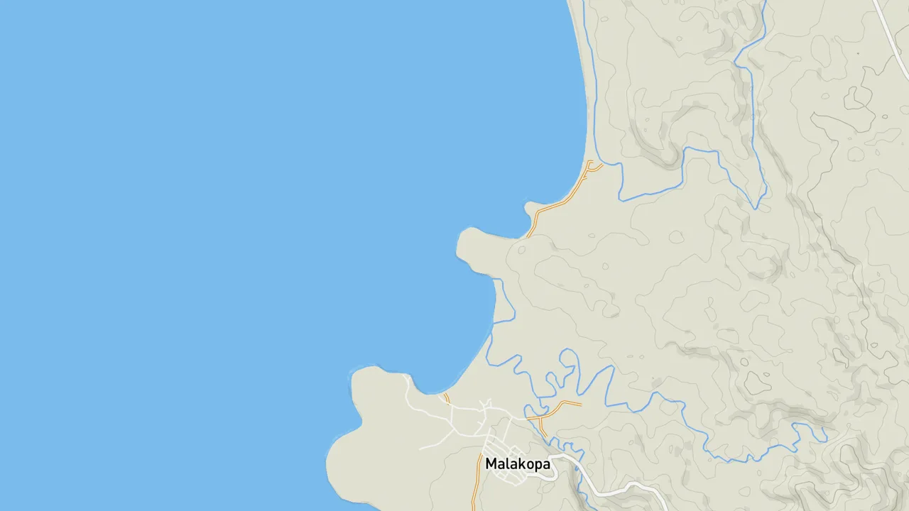 Map showing Roxys