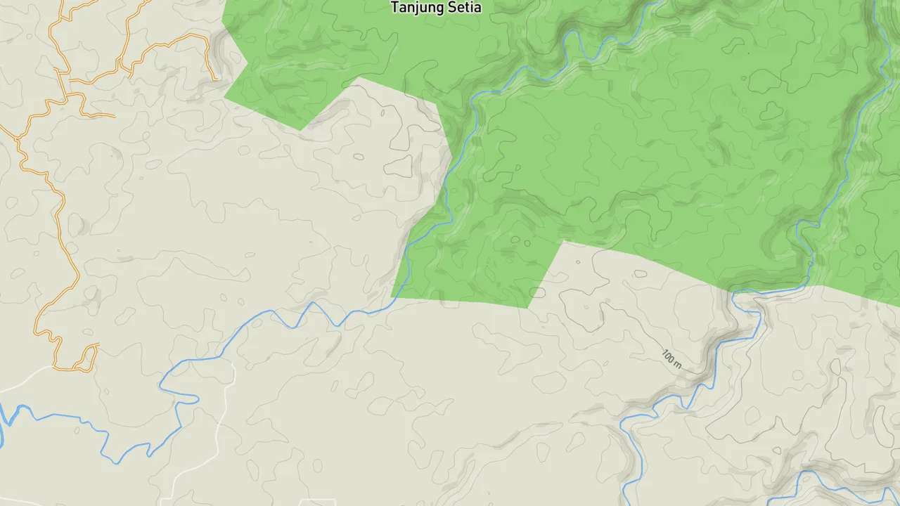 Map showing Way Jambu